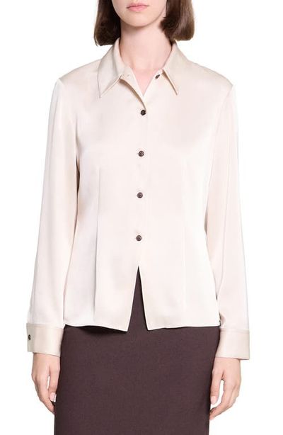 Theory Theory Tailored Cutaway Long Sleeve Shirt