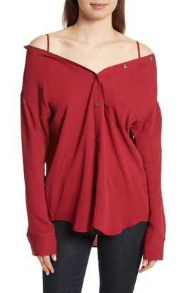Theory Theory Tamalee Silk Shirt