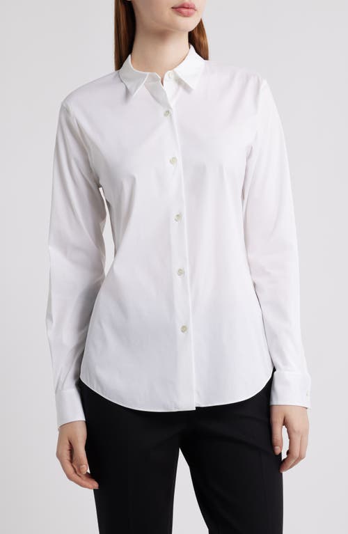 Theory Theory Tenia Cotton Blend Blouse