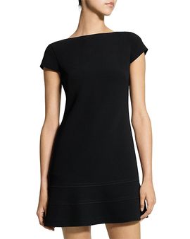 Theory Theory Tiered Seam Cap Sleeve Dress