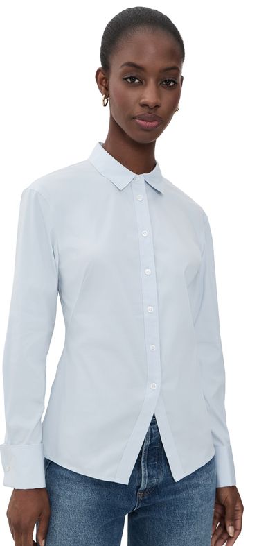 Theory Theory TLR Cutaway Shirt Cool Fog