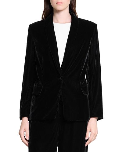 Theory Theory Velvet Shawl Collar Blazer