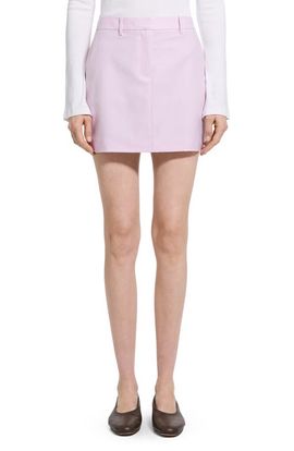Theory Theory Virgin Wool Miniskirt