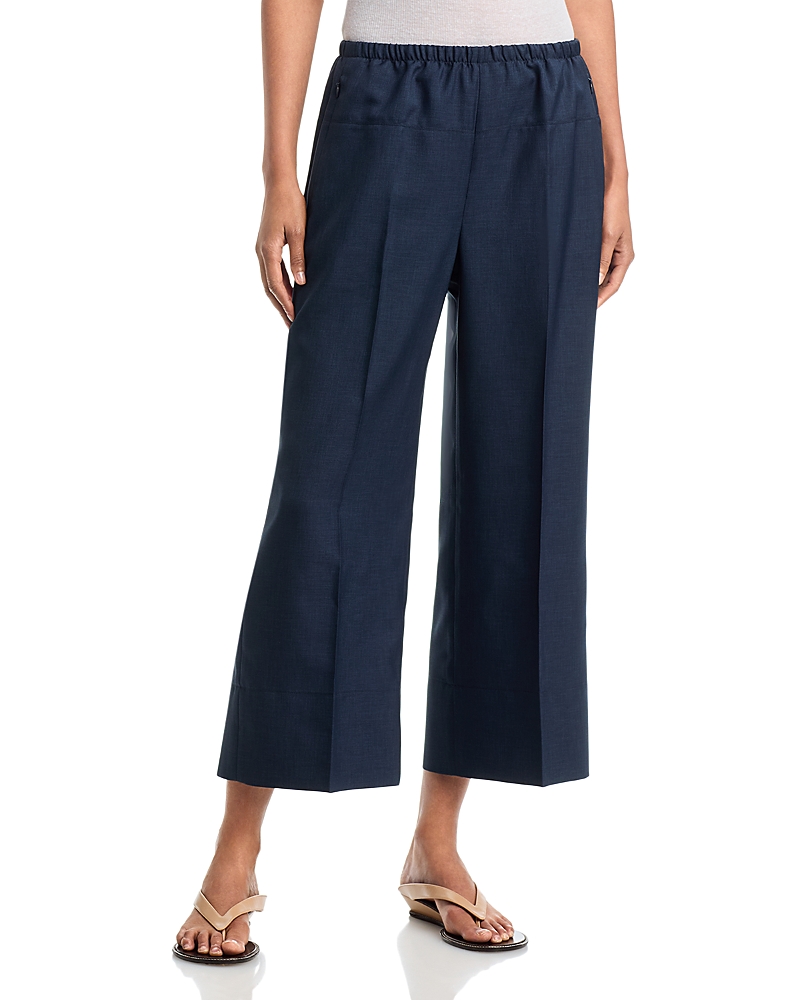Theory Theory Wide Crop Pull On Pants in City Twill