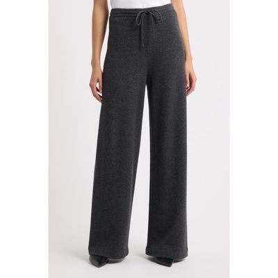 Theory Theory Wide Leg Cashmere Track Pants