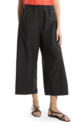 Theory Theory Wide Leg Cotton Blend Crop Paints