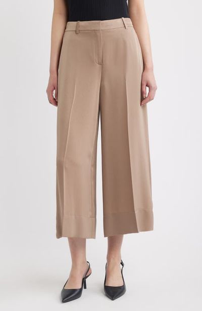 Theory Theory Wide Leg Satin Culottes