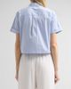 Theory Theory Women's Pinstriped Cotton-Blend Tie-Front Shirt - 3