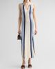 Theory Theory Women's Textured Striped Midi Dress - 2