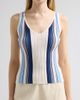 Theory Theory Women's Textured Striped Scoopneck Tank - 5