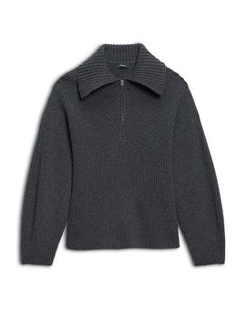 Theory Theory Wool & Cashmere Collared Sweater