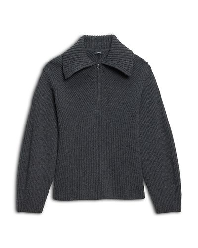 Theory Theory Wool & Cashmere Collared Sweater