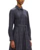 Theory Theory Wool Belted Shirt Dress - 2