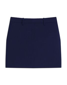 Theory Theory Wool Blend Mini Skirt