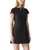 Theory Theory Wool Blend Zip Front Mini Dress - 4
