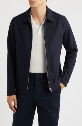 Theory Theory Wyatt Wool Blend Bomber Jacket
