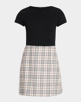 Theory Virgin Wool A-Line Mini Dress