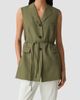 Theory Women's Cinched-Waist Vest - 4