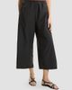 Theory Women's Cotton-Blend Wide-Leg Crop Pants - 4