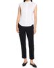 Theory Women's Cotton Cap-Sleeve Fitted Top - 2