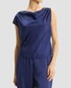 Theory Women's Cowlneck Satin Blouse - 4