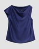 Theory Women's Cowlneck Satin Blouse - 6