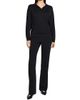 Theory Women's Easy Wool Long-Sleeve Polo Top - 2