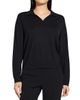 Theory Women's Easy Wool Long-Sleeve Polo Top - 3