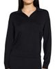 Theory Women's Easy Wool Long-Sleeve Polo Top - 6