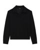 Theory Women's Easy Wool Long-Sleeve Polo Top - 7