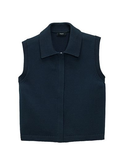 Theory Women's Knit Full-Zip Vest