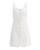 Theory Women's Linen-Blend Sculpted Button-Front Minidress - 1