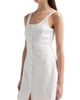 Theory Women's Linen-Blend Sculpted Button-Front Minidress - 5