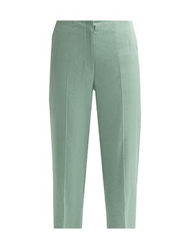 Theory Women's Linen-Blend Slit Capri Pants