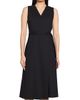 Theory Women's Linen Sleeveless Fit & Flare Wrap Dress - 3