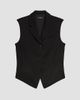 Theory Women's Notch Lapel Cinched Satin Vest - 6