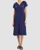 Theory Women's Satin A-Line Midi Dress - 2