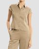 Theory Women's Satin Button-Front Shirt - 4