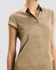 Theory Women's Satin Button-Front Shirt - 5