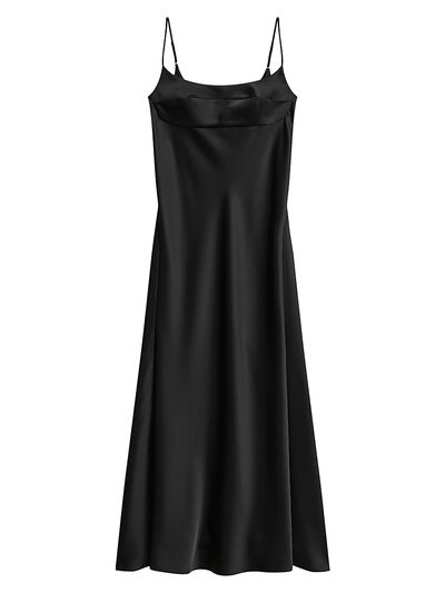 theory silk slip dress Theory Curve Slim Slip Dress