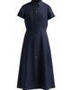 Theory Women's Short-Sleeve Midi-Shirtdress - 1