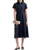 Theory Women's Short-Sleeve Midi-Shirtdress - 2