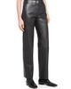 Theory Women's Straight Classic Leather Pants - 4