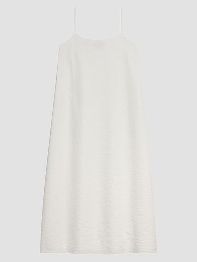 Theory Women's Textured Silk-Blend Midi Slipdress