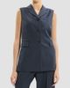 Theory Women's Twill Notch Lapel Vest - 4
