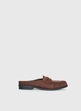 Therapy Therapy Atticus Faux Suede Slip On Loafer Brown