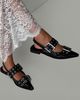 Therapy Therapy Matilda Flats Black Patent - 2