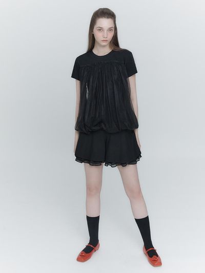 THETIS Corset Line Shorts_Black