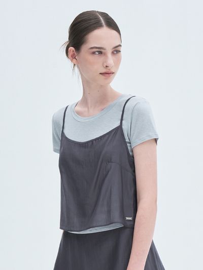 THETIS See Through Sleeveless Top_Charcoal