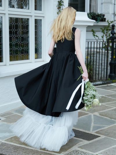 THETIS TULIP TUCK DRESS_TT4W601BK